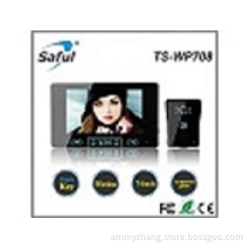 wireless video door phone installation Saful TS-WP708 1V1